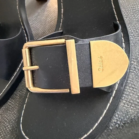 Chloé Women's Rebecca Ankle Strap Slingback Buckled High Heel Sandals - Picture 4 of 11